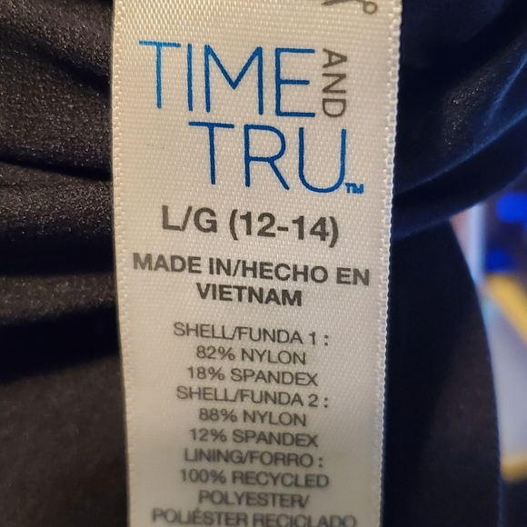 Black one piece. One shoulder. 2 texture suit - Picture 2 of 2